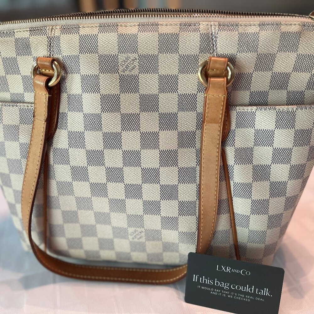 LOUIS VUITTON Damier Azur Totally PM 700